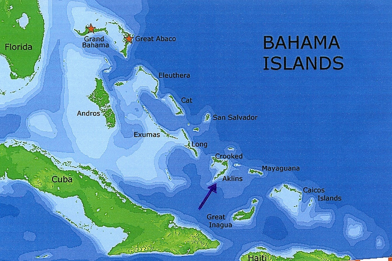 Острова Сан-Сальвадор в багамском архипелаге